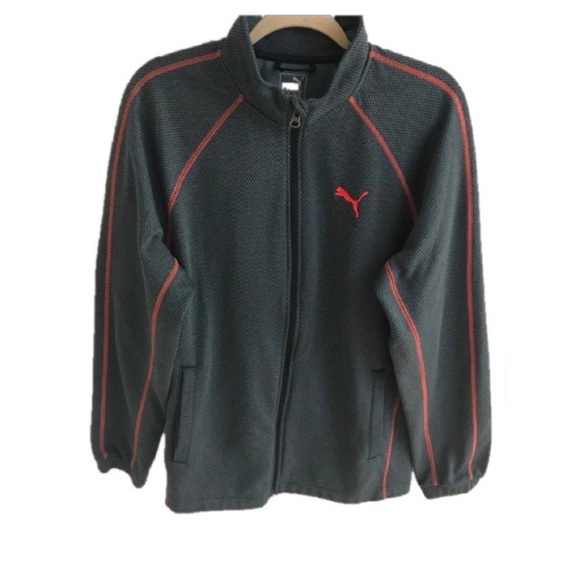 Puma Blue and Orange Full Zip Jacket Size Medium - Picture 2 of 8